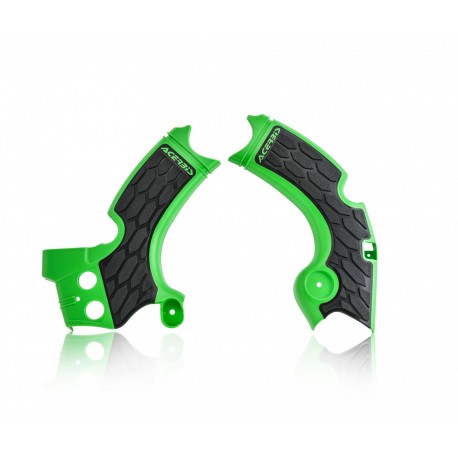 PROTECTOR DE CHASIS ACERBIS KAWASAKI KXF 250 15-20 VERDE/NEGRO.
