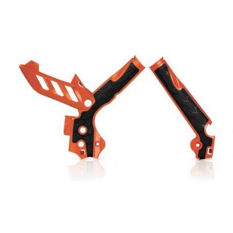 PROTECTOR DE CHASIS ACERBIS KTM EXC/EXC-F 12-16 NARANJA/NEGRO.