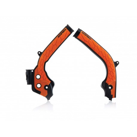 PROTECTOR DE CHASIS ACERBIS KTM SX/SX-F 16-18 NARANJA/NEGRO.