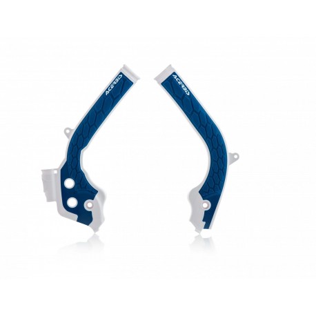 PROTECTOR DE CHASIS ACERBIS KTM EXC/EXC-F 17-19 BLANCO/AZUL.