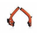 PROTECTOR DE CHASIS ACERBIS KTM EXC/EXC-F 17-19 NARANJA/NEGRO.