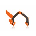 PROTECTOR DE CHASIS ACERBIS KTM EXC/EXC-F 20-22 NARANJA/NEGRO.