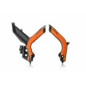 PROTECTOR DE CHASIS ACERBIS KTM EXC/EXC-F 20-22 NARANJA/NEGRO.