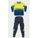 EQUIPACION HUSQVARNA JERSEY GOTLAND AMARILLO + PANTALON RAILED AZUL.