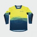 EQUIPACION HUSQVARNA JERSEY GOTLAND AMARILLO + PANTALON RAILED AZUL.