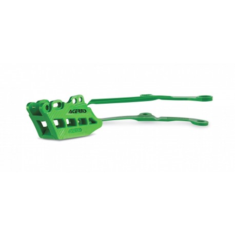 GUÍA + PATÍN DE CADENA ACERBIS KAWASAKI KXF 250 09-21 VERDE.