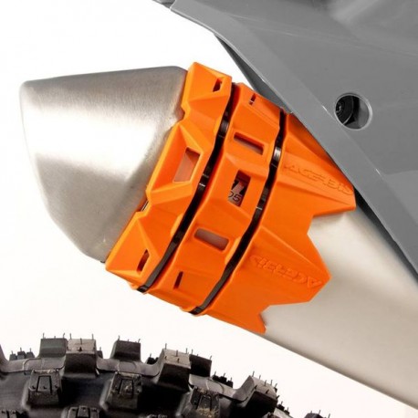 PROTECTOR DE ESCAPE 2T/4T ACERBIS NARANJA.
