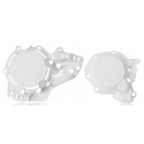 PROTECTOR TAPA EMBRAGUE+ENCENDIDO ACERBIS HUSQVARNA TE 250/300 I 18-19 BLANCO.