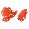 PROTECTOR TAPA EMBRAGUE+ENCENDIDO ACERBIS KTM SX-F 250/350 16-21 NARANJA.