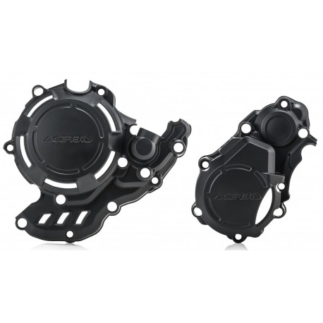 PROTECTOR TAPA EMBRAGUE+ENCENDIDO ACERBIS HUSQVARNA FE 250/350 17-22 NEGRO.