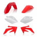 Kit Plásticos Acerbis Honda Crf 250 r 04-05 Rojo/Blanco.