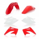 Kit Plásticos Acerbis Honda Crf 450 r 2004 Rojo/Blanco.