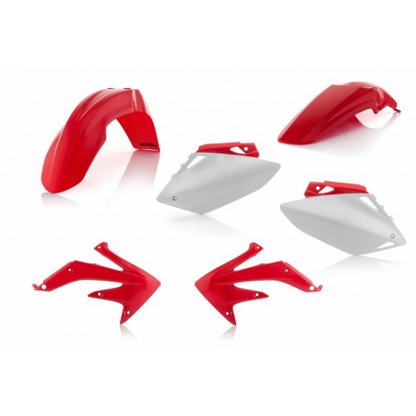 Kit Plásticos Acerbis Honda Crf 450 r 07-08 Rojo/Blanco.