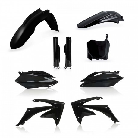 Kit Completo Plásticos Acerbis Honda Crf 250 r 2010 Negro.