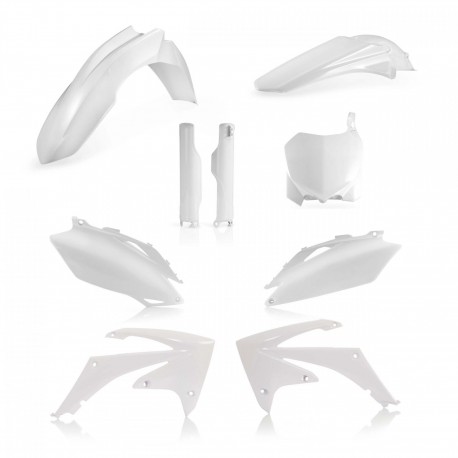 Kit Completo Plásticos Acerbis Honda Crf 250 r 2010 Blanco.