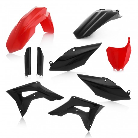 Kit Completo Plásticos Acerbis Honda Crf 450 r 17-18 Rojo/Negro.