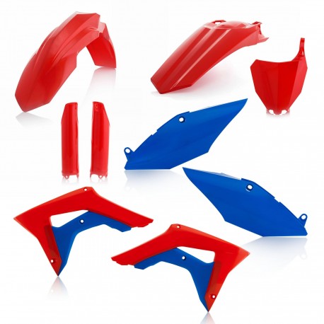 Kit Completo Plásticos Acerbis Honda Crf 450 r 17-18 Rojo/Azul.