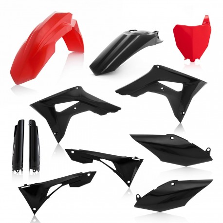 Kit Completo Plásticos Acerbis Honda Crf 250 r 19-21 Rojo/Negro.