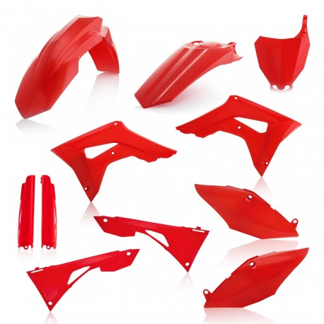 Kit Completo Plásticos Acerbis Honda Crf 250 r 19-21 Rojo.