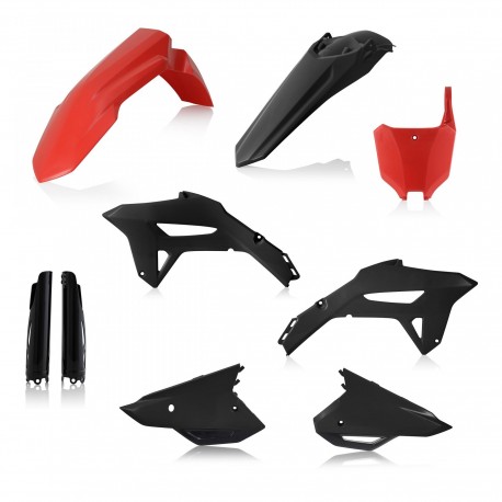 Kit Completo Plásticos Acerbis Honda Crf 450 r 21-22 Rojo/Negro.