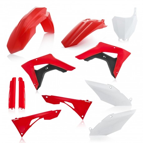 Kit Completo Plásticos Acerbis Honda Crf 250/300 rx 19-21 Rojo/Blanco.