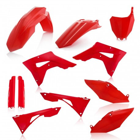 Kit Completo Plásticos Acerbis Honda Crf 250/300 rx 19-21 Rojo.