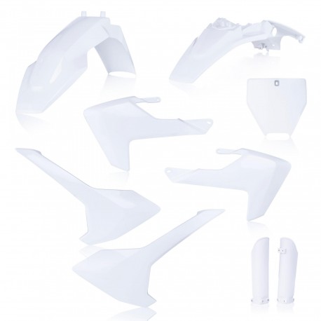 Kit Completo Plásticos Acerbis Husqvarna Tc 65 17-22 Blanco.