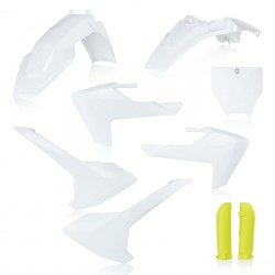 Kit Completo Plásticos Acerbis Husqvarna Tc 65 17-22 Blanco/Amarillo.