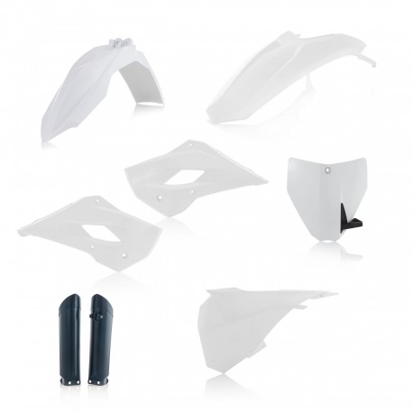 Kit Completo Plásticos Acerbis Husqvarna Tc 85 14-17 Blanco/Azul.