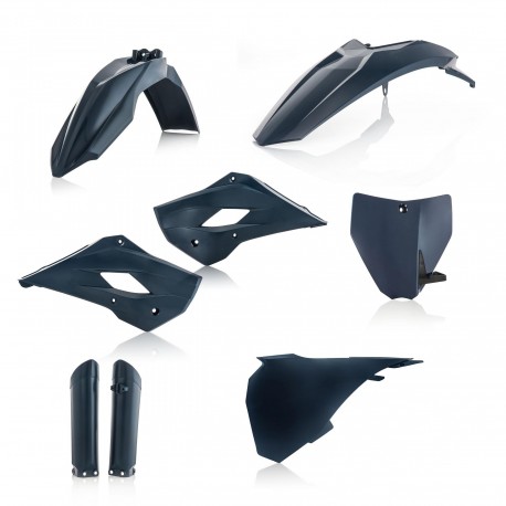 Kit Completo Plásticos Acerbis Husqvarna Tc 85 14-17 Azul Oscuro.