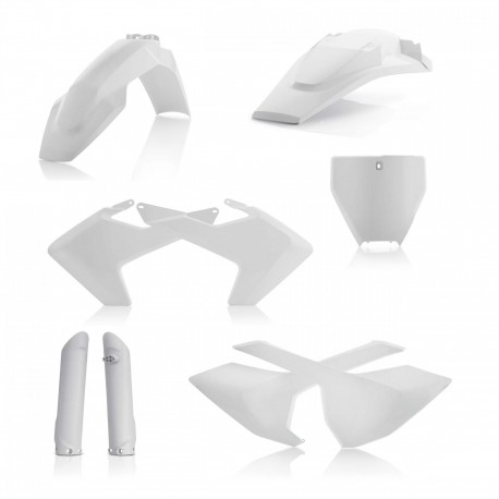 Kit Completo Plásticos Acerbis Husqvarna Tc/Fc 16-18 Blanco.