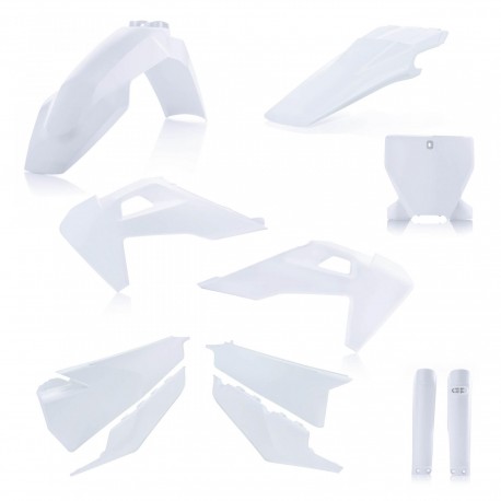 Kit Completo Plásticos Acerbis Husqvarna Tc/Fc 19-22 Blanco.