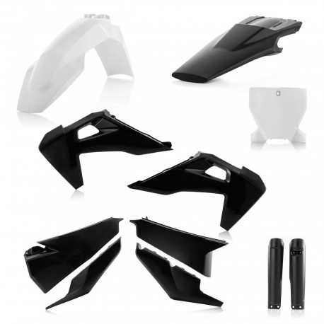 Kit Completo Plásticos Acerbis Husqvarna Tc/Fc 19-22 Blanco/Negro.