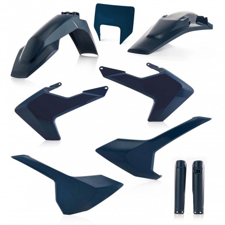 Kit Completo Plásticos Acerbis Husqvarna Te/Fe 17-19 Azul Oscuro.