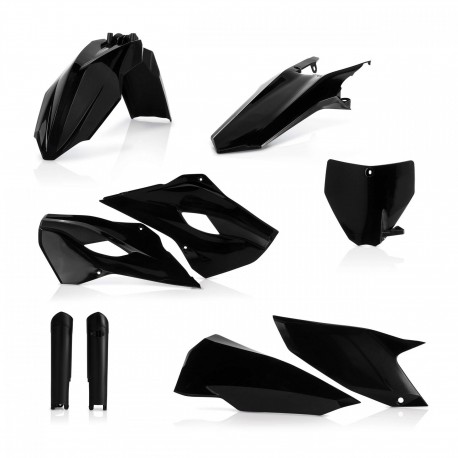 Kit Completo Plásticos Acerbis Husqvarna Te/Fe 2014 Negro.