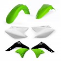 Kit Plásticos Acerbis Kawasaki Kxf 250 06-08 Verde/Blanco.