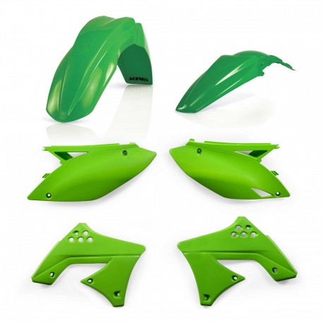 Kit Plásticos Acerbis Kawasaki Kxf 250 09-12 Verde.