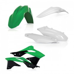 Kit Plásticos Acerbis Kawasaki Kxf 250 13-16 Verde/Negro.