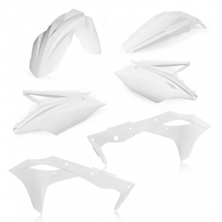 Kit Plásticos Acerbis Kawasaki Kxf 250 18-20 Blanco.