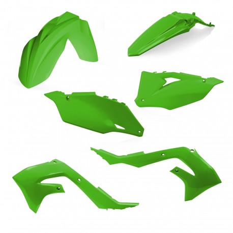 Kit Plásticos Acerbis Kawasaki Kxf 250 21-22 Verde.