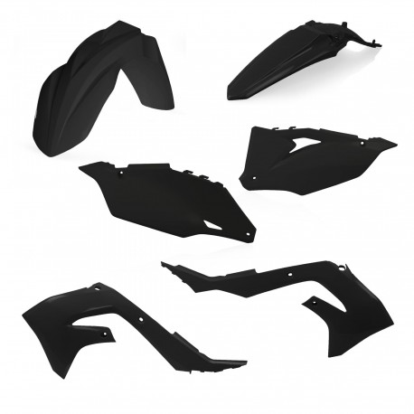 Kit Plásticos Acerbis Kawasaki Kxf 250 21-22 Negro.