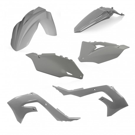 Kit Plásticos Acerbis Kawasaki Kxf 250 21-22 Gris.