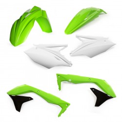 Kit Plásticos Acerbis Kawasaki Kxf 450 2018 Verde/Blanco.