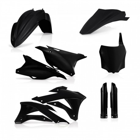 Kit Completo Plásticos Acerbis Kawasaki Kx 85 14-21 Negro.