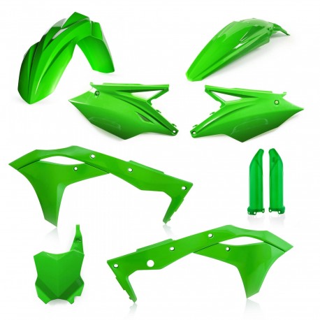 Kit Completo Plásticos Acerbis Kawasaki Kxf 250 18-20 Verde.