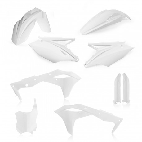 Kit Completo Plásticos Acerbis Kawasaki Kxf 250 18-20 Blanco.