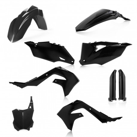 Kit Completo Plásticos Acerbis Kawasaki Kxf 250 21-22 Negro.