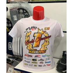 Camiseta World Champion Sergio Navarro 2020.