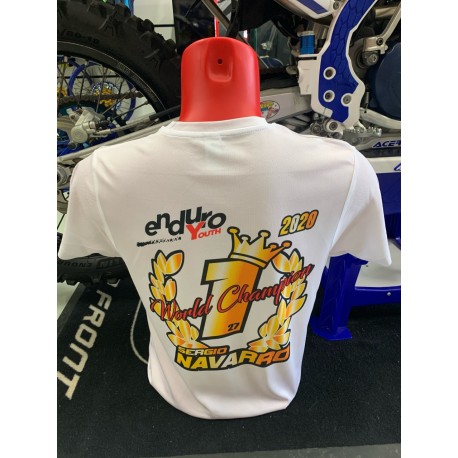 Camiseta World Champion Sergio Navarro 2020.