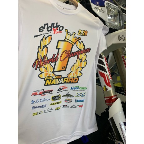 Camiseta World Champion Sergio Navarro 2020.